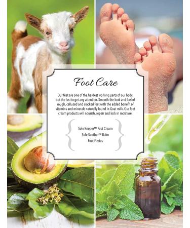 Dionis Goat Milk 2-in-1 Sole Keeper Foot Cream - Hydrating & Repairing for Dry Sensitive Skin - Made in USA - 4oz - Buy Online on GoSupps.com