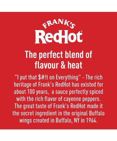 Frank's Redhot Hot Sauce Original Thick Sauce 354ml Case Pack Count 6 Original 354 ml (Pack of 1) - Buy Online on GoSupps.com