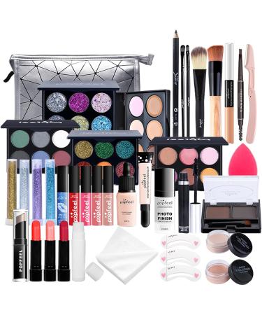 Neamou All-in-One Makeup Kit | 20/29/37pcs Beauty Makeup Kit | Includes Makeup Brush Set Eyeshadow Palette Lip Gloss Lipstick Eye Shadow Eyeliner Eyeliner Eyeliner Eyeliner Lip Gloss Lip Gloss Eyeliner ... - Buy Online on GoSupps.com
