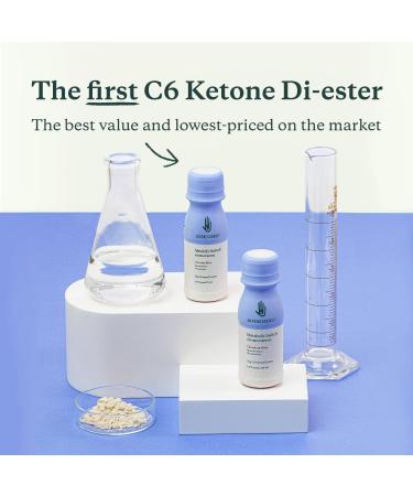 Juvenescence Metabolic Switch Ketone Drink - C6 Ketone Di-Ester (7 Count) - Fuel Ketosis with BHB - 2.5 Fl Oz x 7 - Buy Online on GoSupps.com