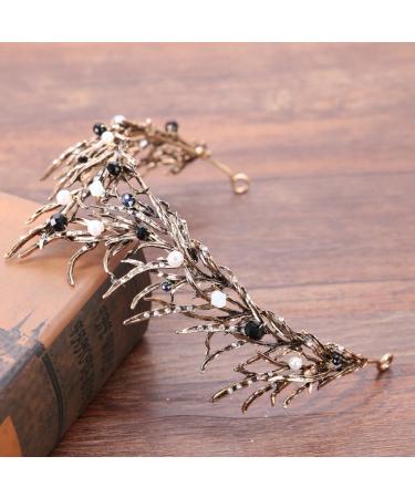 Miranda's Bridal Women's Bronze Wedding Crown Pageant Tiara Headpiece - Buy Online on GoSupps.com