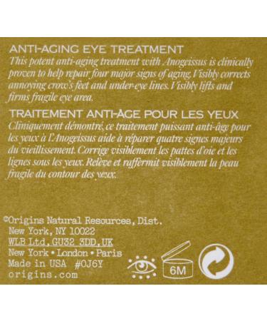 Origins Plantscription Anti-Aging Eye Cream - 0.5 Fl Oz - Reduce Signs of Aging - Buy Online on GoSupps.com