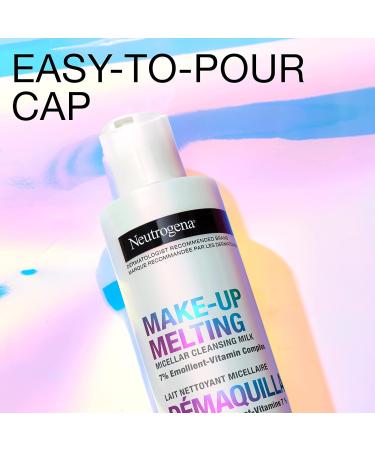 Neutrogena Make-up Melting Micellar Cleansing Milk - Makeup Remover - Vitamins & Emollients - Sensitive Skin - 198 mL clear 198mL Micellar Makeup Remover - Buy Online on GoSupps.com