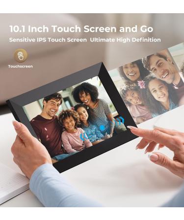 Ciowain FRAMEO Digital Picture Frame WiFi Smart - Black - 10inch - Buy Online on GoSupps.com