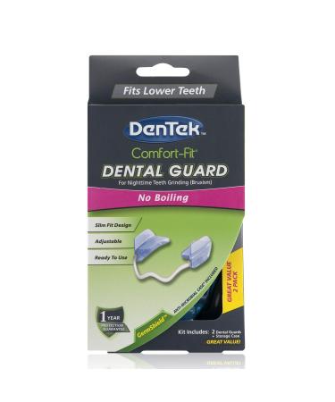 GoSupps.com - DenTek Comfort-Fit Dental Guard 2 Dental Guards + 1 Storage Case - Buy Online on GoSupps.com
