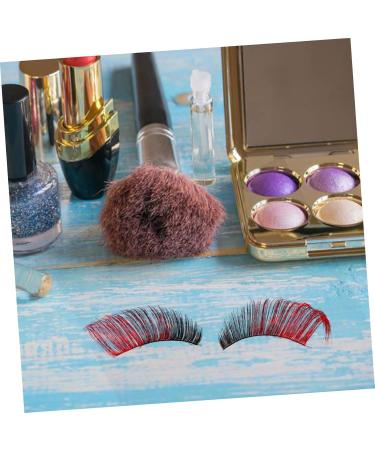 ABOOFAN 3pairs Halloween False Eyelashes Fake Eyelashes Artificial Eyelashes Women False Eyelashes Cosplay Eyelashes Lashes Exaggeration Lashes Extend 3d Imported Fiber Strip - Buy Online on GoSupps.com