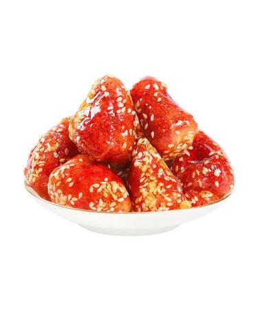 Rock Sugar Strawberry Crispy 125g Dried Strawberries Preserved Fruit Sour And Sweet Snacks Sugar Coated Strawberries Sugared Fruit