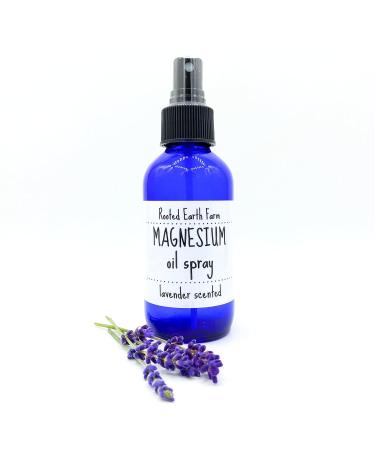 Magnesium Spray - 4 fl oz - Lavender Scent - Topical Magnesium - Pure and Natural - Extra Strength - Buy Online on GoSupps.com