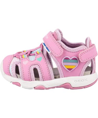 Geox Baby Girl's B Sandal Multy Pink - Size 9 UK | Multicolour - Buy Online on GoSupps.com