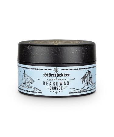 St rtebekker Premium Beard Wax - 50ml Compostable Beard Balm for Men | German Beard Care with Pleasant Fragrance - Buy Online on GoSupps.com