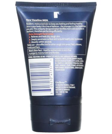 Vaseline Men's Hand Lotion Extra Strength 3.1 oz - Moisturizing Lotion - Buy Online on GoSupps.com
