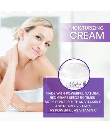 Merlot Moisturizing All Body Cream for All Skin Types | 16 oz | Hydrating Skincare for Everyone - Buy Online on GoSupps.com