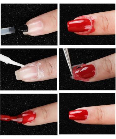  Tyinerc Peel Off Base Coat Air Dry Peel Off Base Coat Peelable Base Coat 15ml Easy Remove for Weak and Thin Nails - Buy Online on GoSupps.com