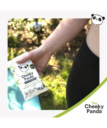 The Cheeky Panda Bamboo Hand Wipes - 12 Travel Wipes | Plastic Free & Biodegradable | 12 Count Pack - Buy Online on GoSupps.com