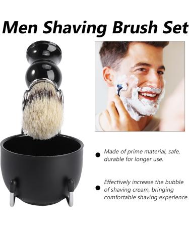Fomiyes Men's Facial Care Razor Set | Badger Shaving Brushes Bowl & Holder | Perfect for Beard Shaving - Buy Online on GoSupps.com