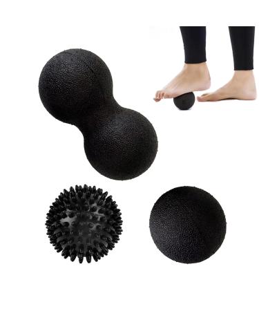 Fascia ball set 3 Series Massageball Blackroll Ball trigger point Self-massage device for muscle pain including peanut massage ball effective against tension osteopress tools