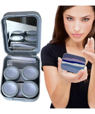 Lens Box Box Holder - Box with Tweezers Solution Bottle Soak Storage Kit Lens Holder Kit for Lens User Frifer Purple - Buy Online on GoSupps.com