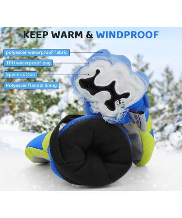 Waterproof Ski Gloves for Children | Warm Thinsulate Winter Gloves for Boys & Girls (Ages 3-14) - Buy Online on GoSupps.com