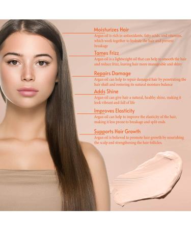 Natural Riches Hydrating Argan Oil Hair Mask - 16 oz | Moroccan Oil Mask for Moisturizing and Hydrating Hair - Buy Online on GoSupps.com