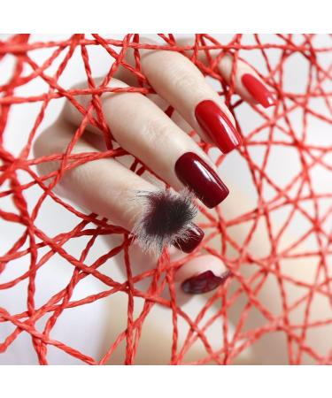 FOMIYES 4 Boxes Nail Set Manicure Fluffy Nail Brush Nail Charms Nail Decoration Nail Tech Must Haves Trinket Cute Magnetic Nails Decoration Nail Rhinestones 3d Hairball Velvet Decorations - Buy Online on GoSupps.com