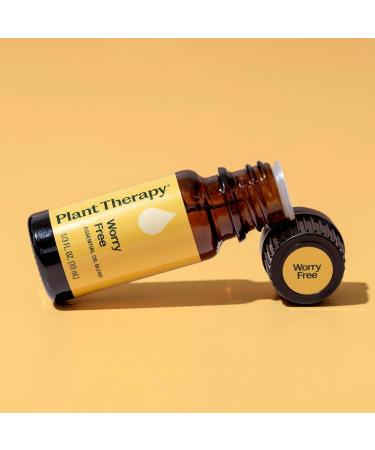 Plant Therapy Worry Free Essential Oil Blend 10 mL (1/3 oz) Calming Relief Blend 100% Pure Undiluted Natural Aromatherapy Therapeutic Grade Worry Free 0.33 Fl Oz (Pack of 1) - Buy Online on GoSupps.com