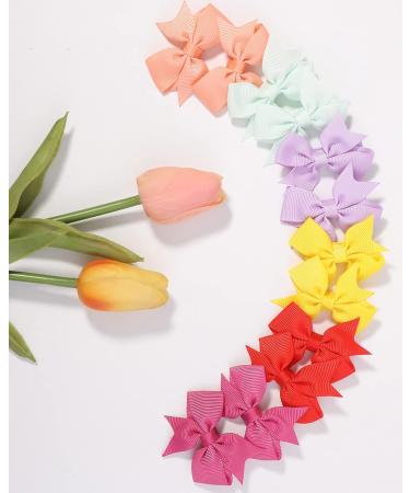 50pcs Grosgrain Hair Clips for Baby Girls - Solid Color Ribbon Mini Loops for Toddlers & Children - Perfect for Newborns & Teens - A50 Set - Buy Online on GoSupps.com
