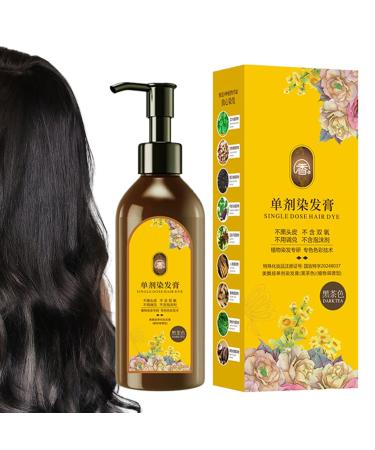 Plant-based hair color natural plant-based dye herbal cream with three classic colors gentle coloring for the whole family