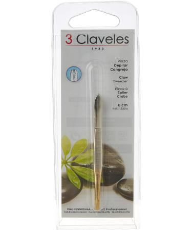 Claveles 12234 Pinza DEPILAR Krabbe - Spitze Gold 8 cm | International Shipping Available - Best Quality Hair Removal Tweezers - Buy Online on GoSupps.com