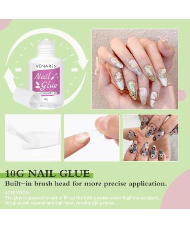 Venares 500-Piece Extra Short Almond Soft Gel Nail Tips Set with Adhesive & Tools - 11 Sizes Full Cover for Gel Nails - Buy Online on GoSupps.com