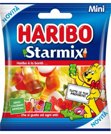  HARIBO HARIBO Starmix Soft and Chewy Fruit Flavor Candies 40 g Loose Irresistible for Adults and Children Perfect for Parties and Sweet Moments of Relaxation Perfect Gift - 40 ml - Buy Online on GoSupps.com