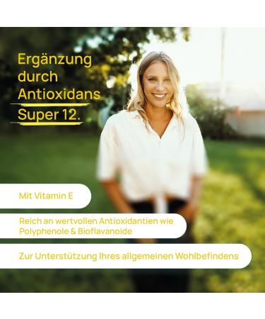 Wellpursan Antioxidant Super12 - 90 Vegan Capsules | Natural Complex with Pomegranate Green Tea Grapefruit Grape Seed Extract & Quercetin | Additive-Free Health Supplement - Buy Online on GoSupps.com