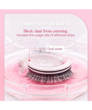 Ellxen Reusable Self-Adhesive False Eyelashes No Glue No Eyeliner for Beginners Easy to Wear Waterproof with Portable Boxes (Fresh) - Buy Online on GoSupps.com