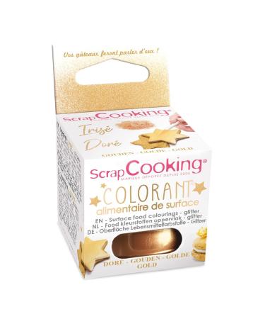 ScrapCooking Gold powdered surface food coloring - 5 g