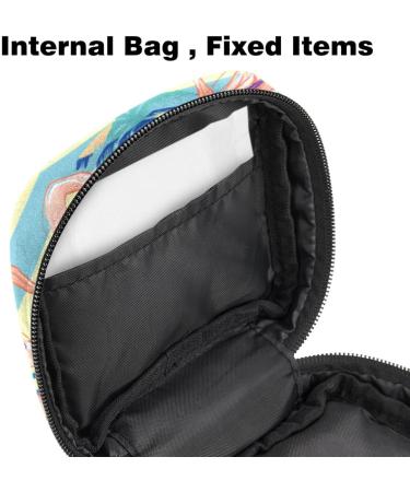 Shop Stylish Storage Bags for Women's Bandages & Menstrual Products - Tropical Flamingo Patterns Portable & Versatile for School & Office - Buy Online on GoSupps.com