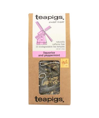 Teapigs, Tea Liquorice And Peppermint, 15 Count