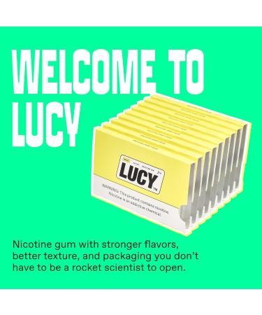 Lucy 2mg Nicotine Gum 100 Count [Red Mango] Alternative - High Purity  Great Taste  Pure Nicotine - On-The-Go Convenience - Buy Online on GoSupps.com