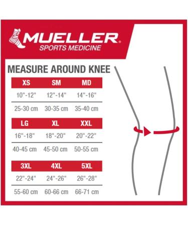Mueller Hg80 Premium Knee Brace - XXLarge | Best Support & Comfort for Active Lifestyles - Shop Now - Buy Online on GoSupps.com