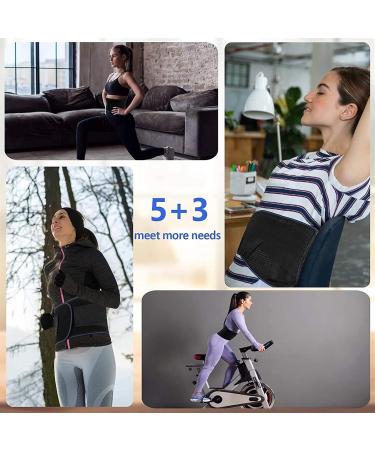 Ghakke Breathable Lower Back Bandage - Steel Plates Waist Protection Belt for Herniated Disc & Sciatica - Unisex Lumbar Decompression - Pain Relief - Black Size L - Buy Online on GoSupps.com