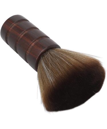 Hairdressing Neck Brush Barber Soft Neck Duster Brush Advanced Wooden Salon Hair Cutting Brush Neck Brush Accessory for Barber Shop or Salon Nylon Hair Wooden Handle Face - Buy Online on GoSupps.com