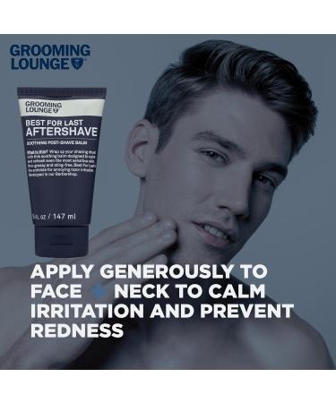 Shop Grooming Lounge Best for Last Aftershave - Soothing Balm for Sensitive Skin - Refreshing Non-Greasy Fragrance-Free - 5 oz | International Shipping - Buy Online on GoSupps.com
