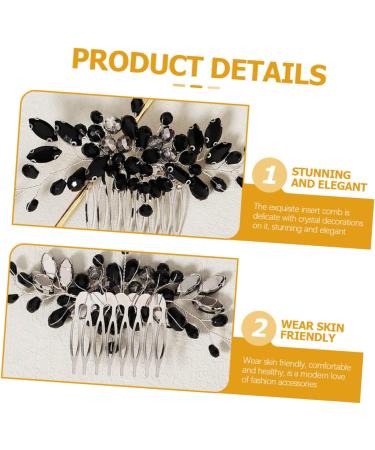 Beatifufu Crystal Side Hair Comb Crystal Hair Accessories Bridal Headpieces for Wedding Bride Headdress Crystal Hair Comb Bride Wedding Hair Comb Bridal Headdress Bridal Comb Bride Hairpiece - Buy Online on GoSupps.com