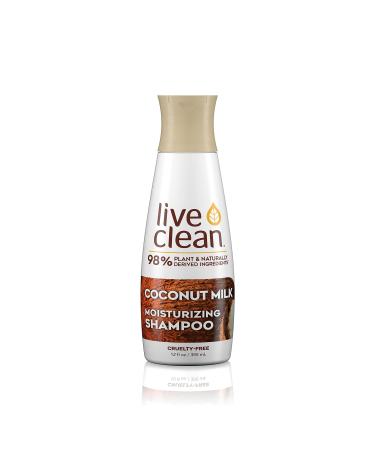 Live Clean Shampoo  Moisturizing Coconut Milk  12 Oz