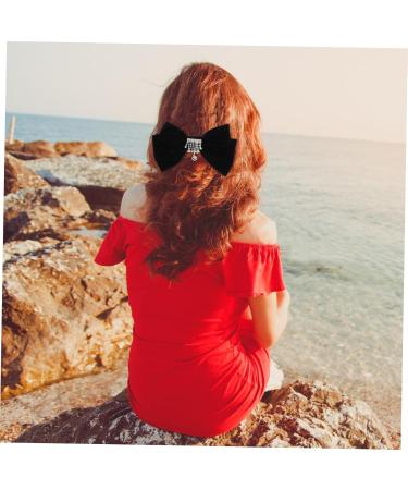 Beaupretty Hair Barrettes hairpin girl decor Bow Women Barrettes bow decor french barrette clips bow clip bow hairclips photo prop large claw Miss rhinestones Hair Pin - Buy Online on GoSupps.com