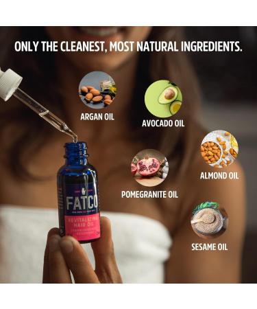 Buy FATCO Revitalizing Hair Oil - Frankincense & Rosemary (1oz) | Nourish & Strengthen Hair | International Shipping Available - Buy Online on GoSupps.com