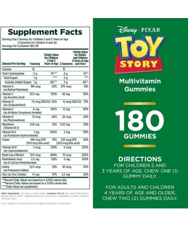 NatureÃ¢â¬â¢s Bounty Kids Disney Pixar Toy Story Multivitamin Gummies - 200 Count - Buy Online on GoSupps.com