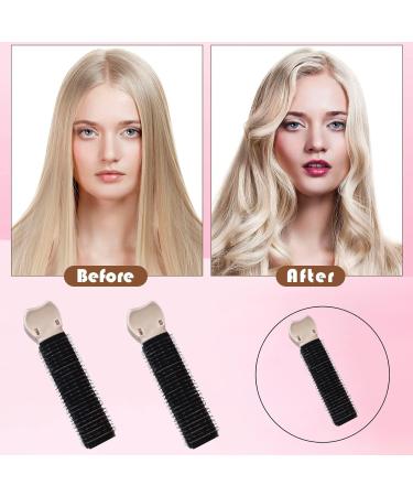 10 Pack Volumizing Hair Root Clips - Curly Hair Volume Fluffy Hair Clip - Heatless DIY Curler - Long and Short Hair - Black - Buy Online on GoSupps.com