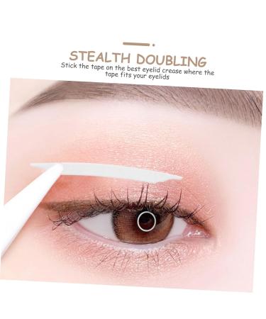 Didiseaon 30 Sheets Double Sided Double Eyelid Sticker Girls Stickers Hat with Ponytail Wig Eyelid Correcting Strips Eyelid Lift Strips Clear South Korea Tape Woman White Invisible - Buy Online on GoSupps.com