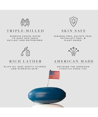 Caswell Massey Woodgrain Sandalwood Natural Bar Soap Set Moisturizing Triple Milled Body Soap for Men Plant Based with Essential Oils for Soft Skin - 5.8 Oz - Pack Of 12 - Buy Online on GoSupps.com