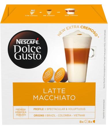 Nescafe Capsules Nescafe Dolce Gusto Espresso Maccortado 16 GAP 194 g - Buy Online on GoSupps.com
