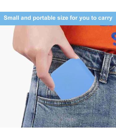 Buy Portable Contact Lens Container Set - Silicone Lens Inserter & Remover Travel & Home Use - 2 Pieces (Black & Blue) - Buy Online on GoSupps.com